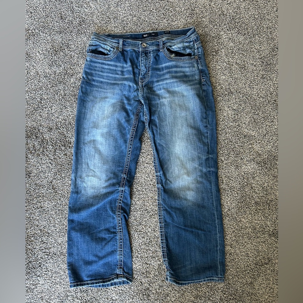 BKE Tyler Men's Bootcut Blue Jeans